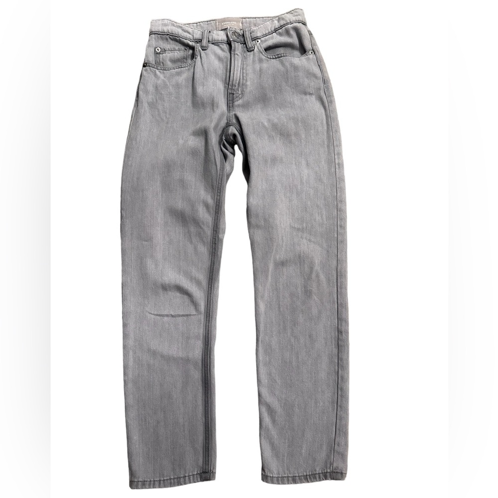Everlane The Summer Jean Ankle Gray Distressed Size 23 Reg